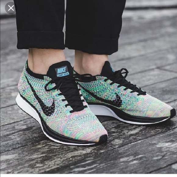 nike flyknit racer multicolor 2.0